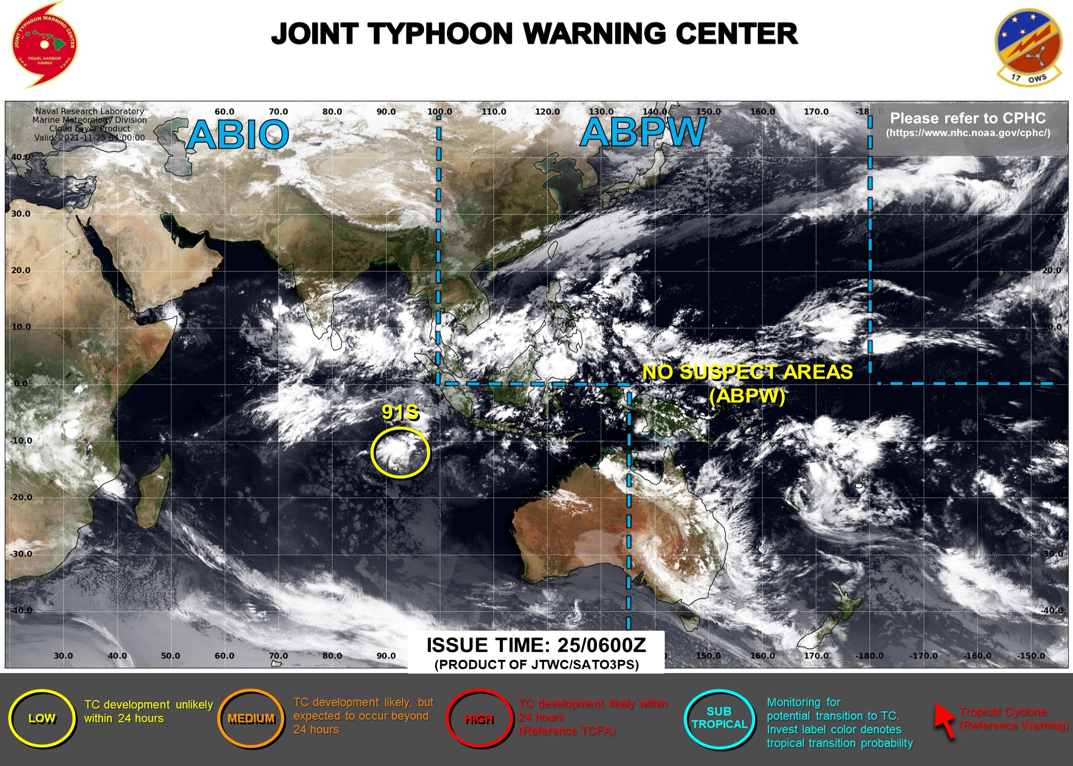 JTWC ISSUED THE FINAL WARNING ON TC 01S(PADDY) AT 24/15UTC AND THE FINAL SATELLITE BULLETIN AT 24/1730UTC.