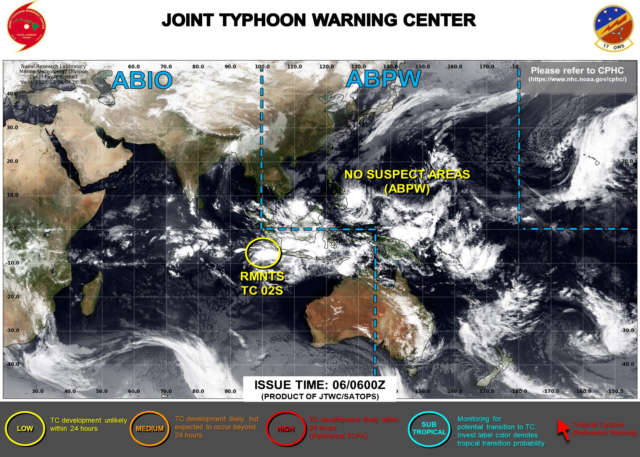 Invest 95W, remnants of TC 02S(TERATAI), remnants of TC 05B(JAWAD), 06/06utc updates