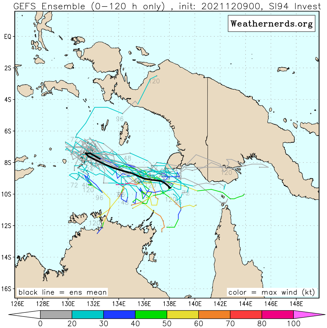 Invest 93P: up-graded to MEDIUM, development likely// Invest 95W now on the map//TC 02S(TERATAI): Final Warning, 09/09utc
