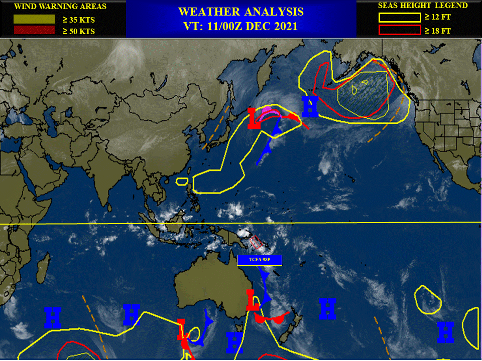 96W up-graded to MEDIUM, development likely next 48hours// 93P: 30knots gradually intensifying//95S and remnants of TC 02S, 11/03utc updates