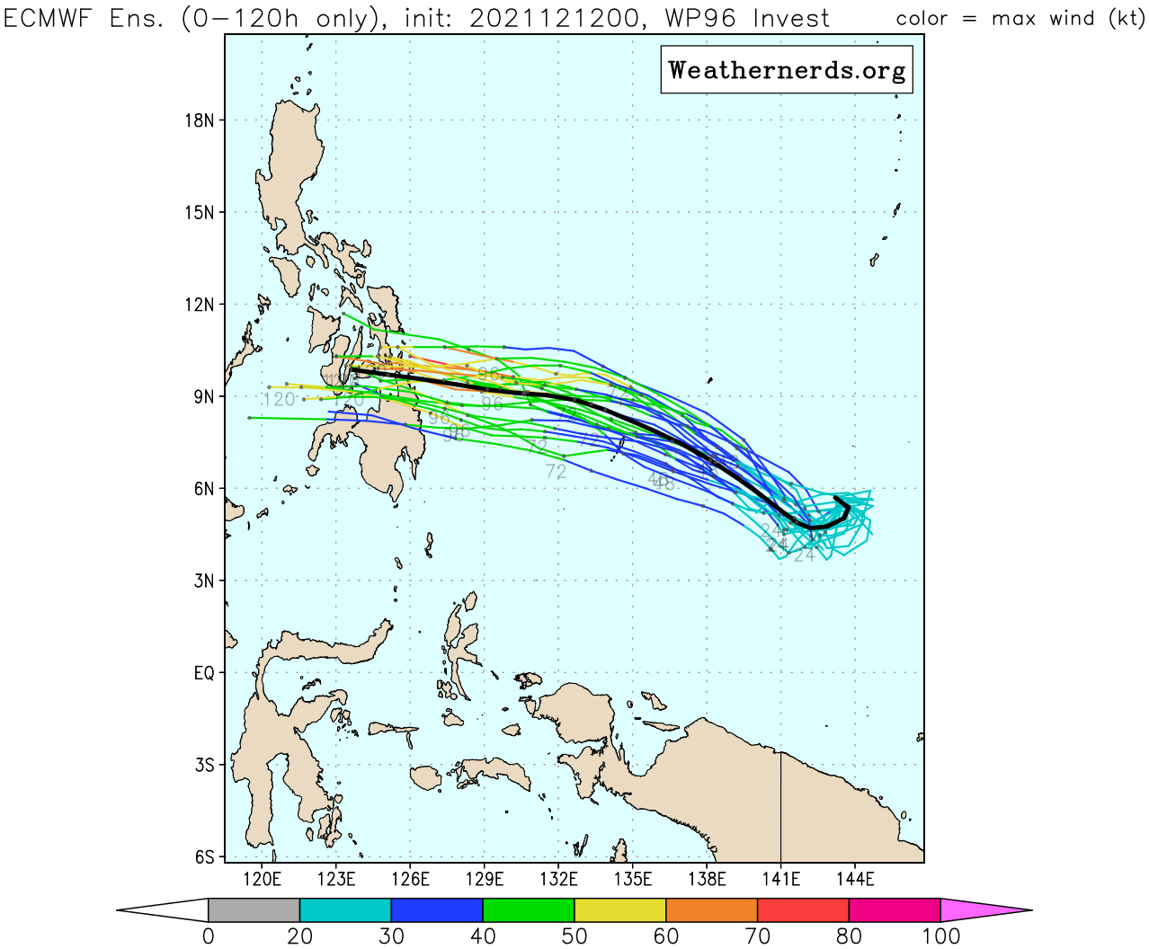 Invest 96W: significant intensification likely next 4/5 days,approaching the Philippines//TC 03P(RUBY): forecast to reach US/CAT2 by 36H,12/09utc