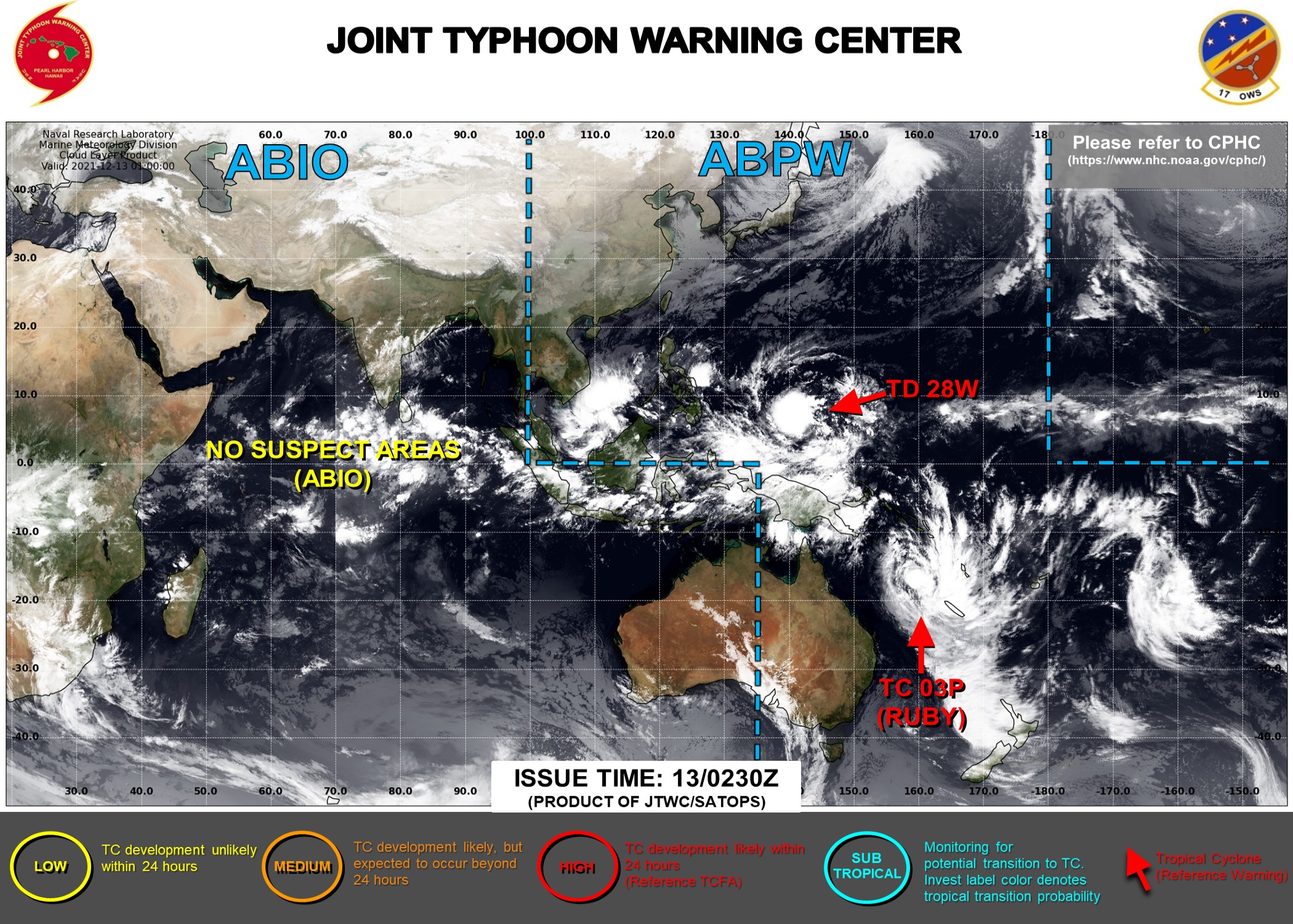 TD 28W: forecast to reach Typhoon CAT 2 by 72H,approaching the Philippines// TC 03P(RUBY): peaking by 24H close to New Caledonia,13/03utc TD 28W: forecast to reach Typhoon CAT 2 by 72H,approaching the Philippines// TC 03P(RUBY): peaking by 24H close to New Caledonia,13/03utc