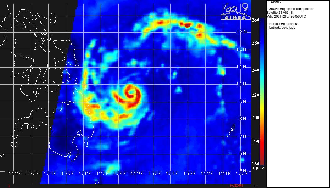 Typhoon 28W(RAI): extremely rapid intensification: now a powerful CAT 4, forecast to hit Surigao City as a formidable cyclone in 12/15hours,15/21utc Typhoon 28W(RAI): extremely rapid intensification: now a powerful CAT 4, forecast to hit Surigao City as a formidable cyclone in 12/15hours,15/21utc