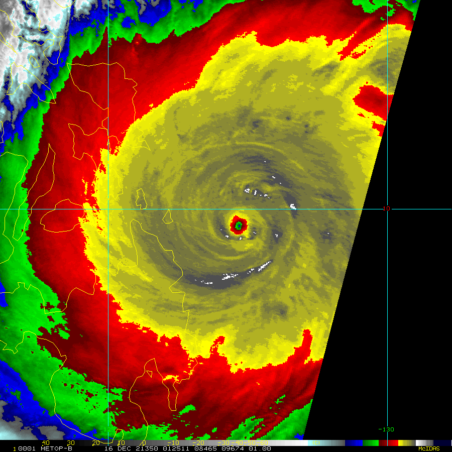 Typhoon 28W(RAI) crossing multiple islands and then Palawan within 24hours, 2nd intensity peak forecast over the SCS