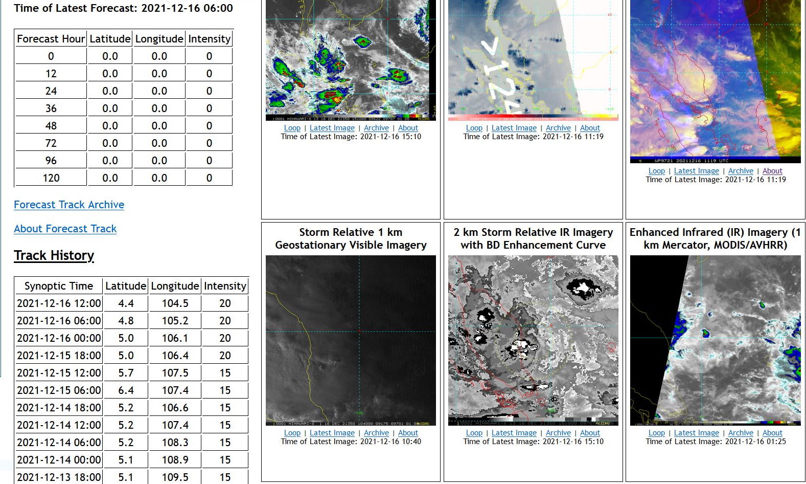 Typhoon 28W(RAI) crossing multiple islands and then Palawan within 24hours, 2nd intensity peak forecast over the SCS