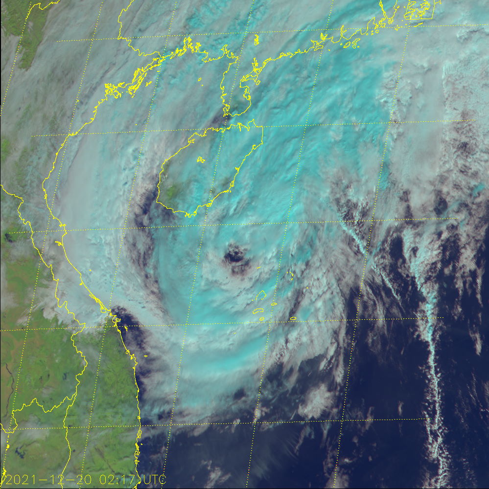 Typhoon 28W(RAI) down 55knots in 24H, intensity to fall below 35knots in 36h// Invest 94B and Invest 98W, 20/03utc Typhoon 28W(RAI) down 55knots in 24H, intensity to fall below 35knots in 36h// Invest 94B and Invest 98W, 20/03utc