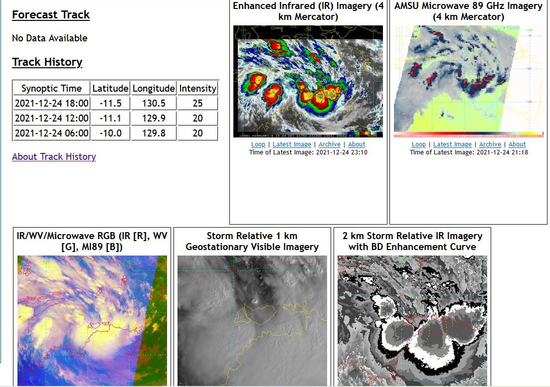 Invest 97S: Tropical Cyclone Formation Alert North of Darwin, 24/2130utc Invest 97S: Tropical Cyclone Formation Alert North of Darwin, 24/2130utc