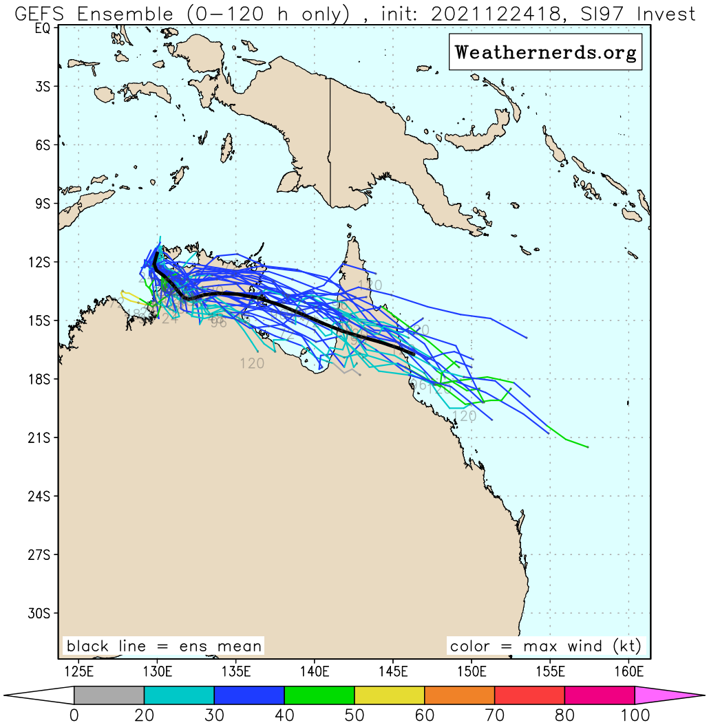 Invest 97S: Tropical Cyclone Formation Alert North of Darwin, 24/2130utc Invest 97S: Tropical Cyclone Formation Alert North of Darwin, 24/2130utc