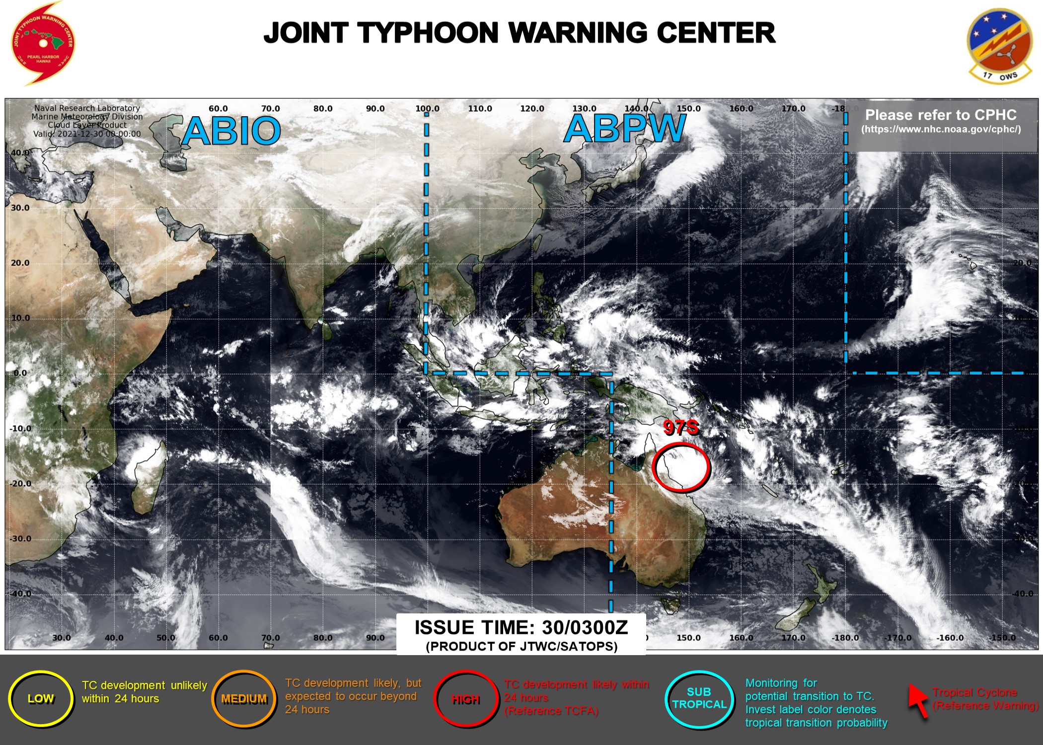 JTWC IS ISSUING 3HOURLY SATELLITE BULLETINS ON INVEST 97S. JTWC IS ISSUING 3HOURLY SATELLITE BULLETINS ON INVEST 97S.