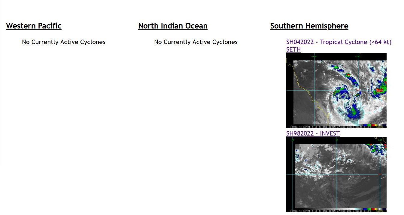 04P(SETH) confounds high vertical wind shear and is the last 2021 Tropical Cyclone