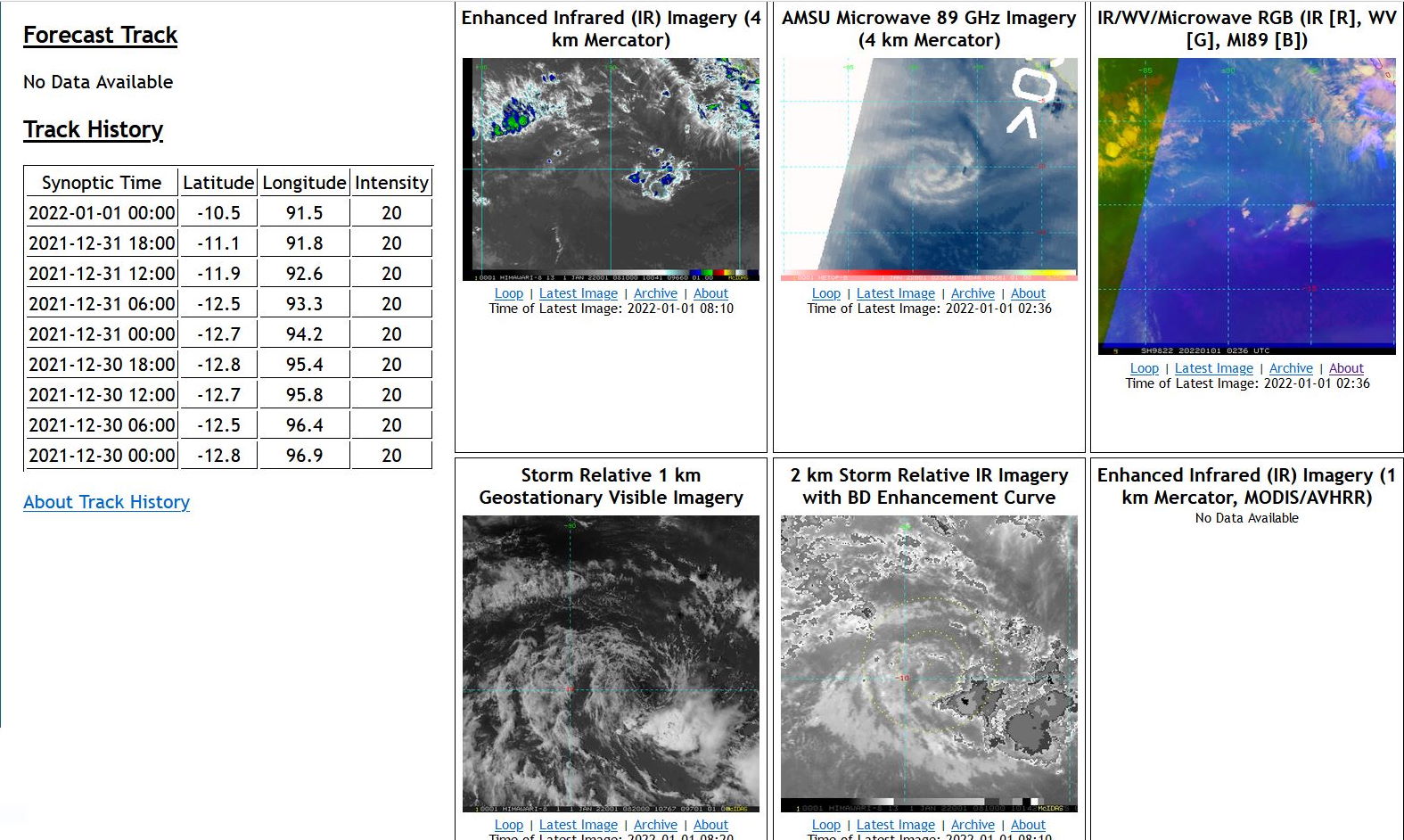 04P(SETH): Final Warning// Invest 98S: update, 01/09utc