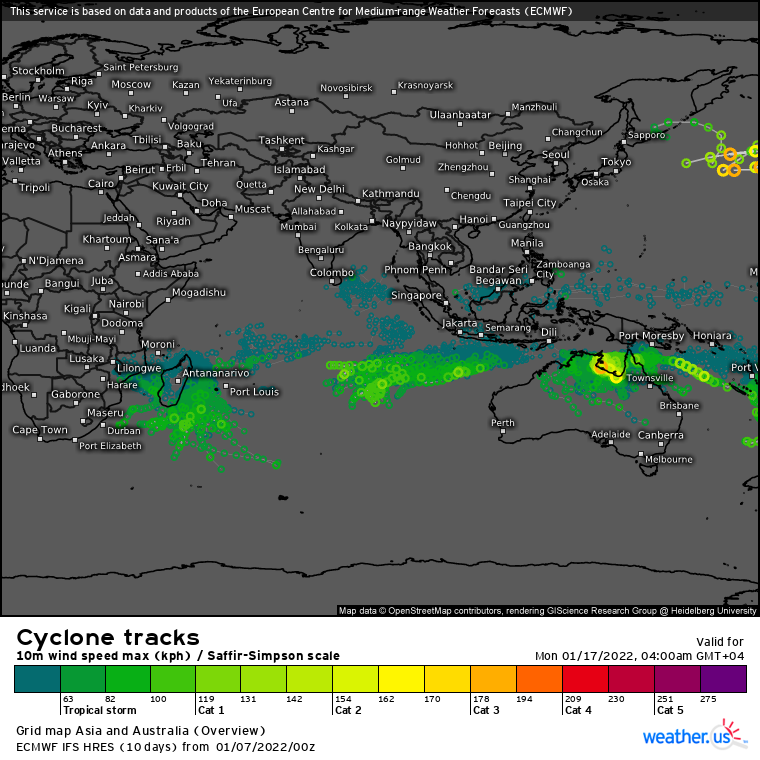 Invest 99P and Invest 90P up-dates//Ecmwf map getting busier, 07/08utc updates