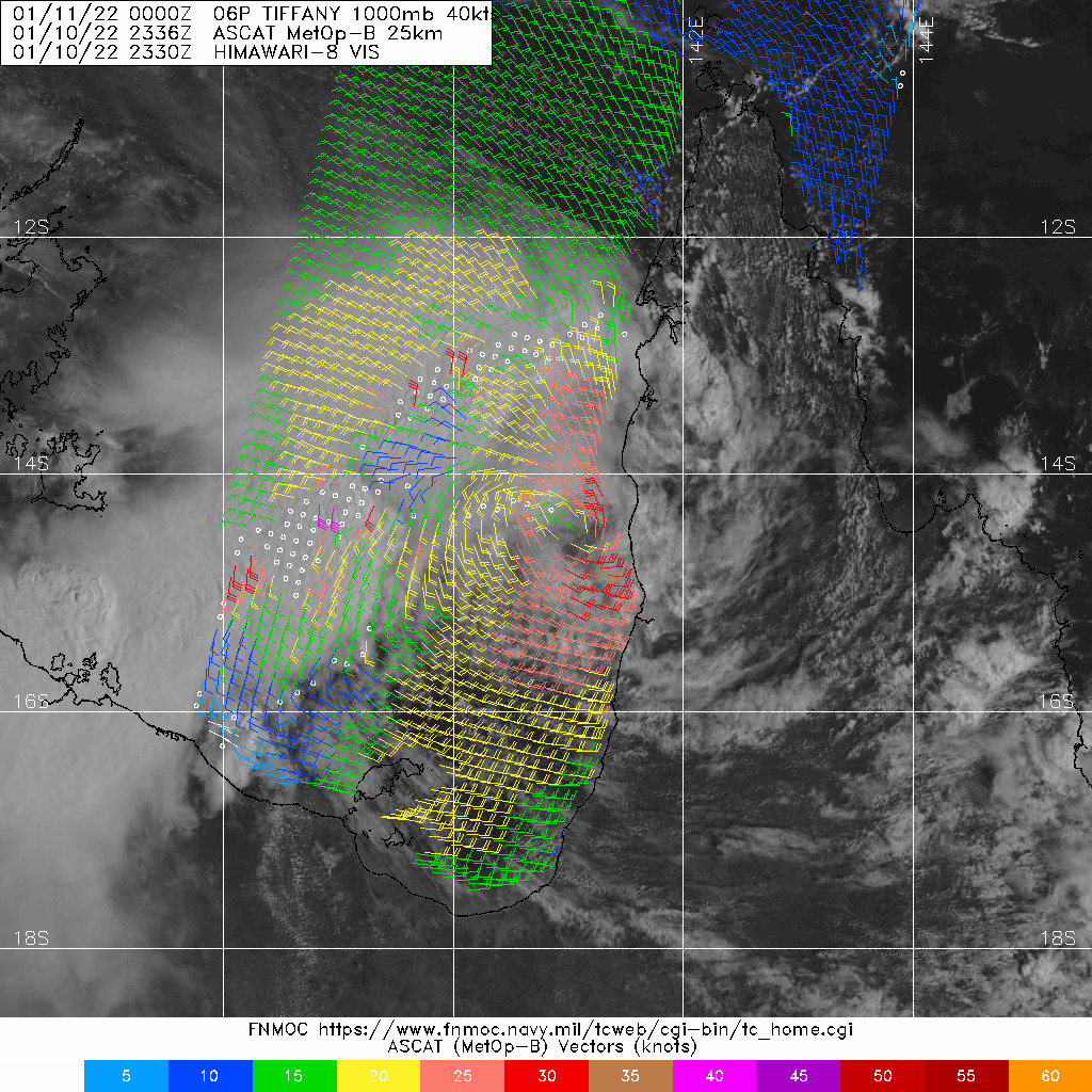 TC 06P(TIFFANY) re-intensifying over the GOC// TC 05P(CODY) intensifying again, 11/03utc