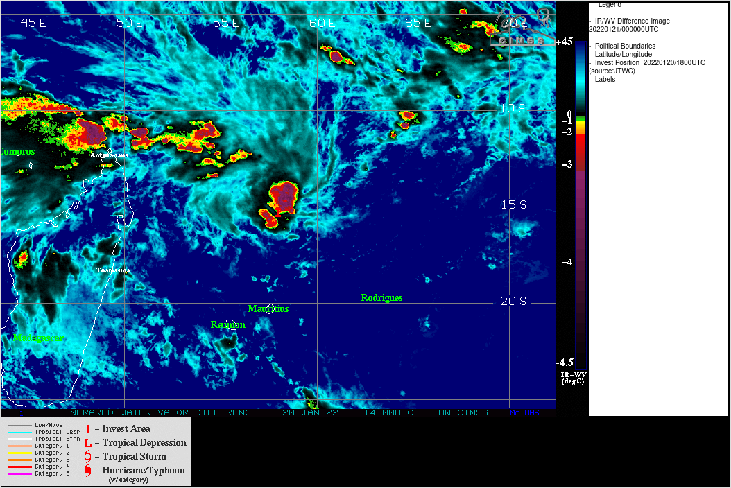 Tropical Cyclone Formation Alert(TCFA) for Invest 93S, 21/02utc