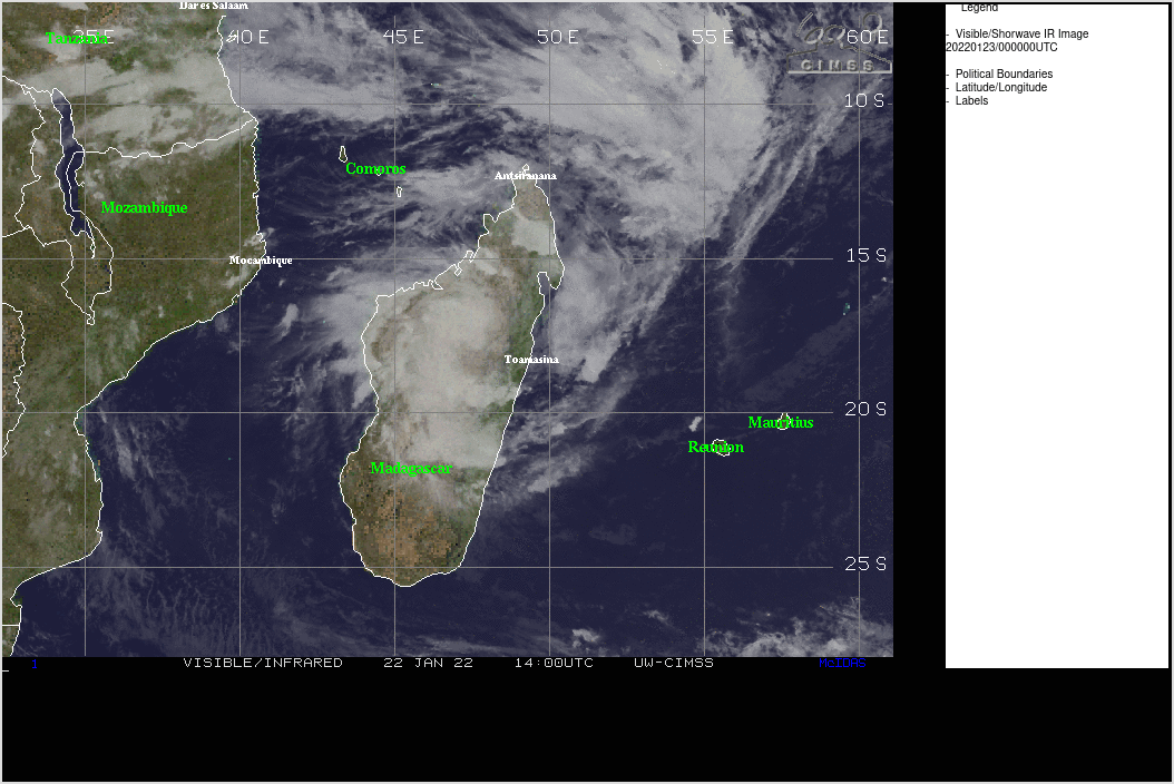 Invest 93S: 3rd Tropical Cyclone Formation Alert issued, 23/02utc