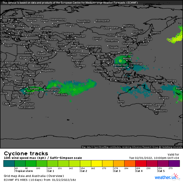 Invest 93S: 3rd Tropical Cyclone Formation Alert issued, 23/02utc