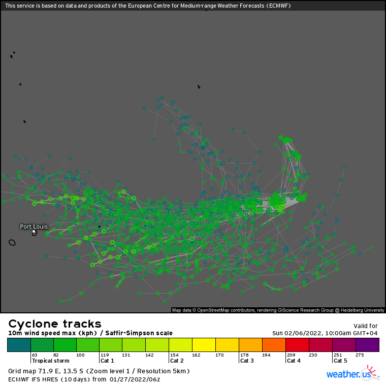 Very small TC 08S(BATSIRAI) under-went a very rapid intensifcation span// Invest 91W is Medium// Invest 97P, 27/15utc 
