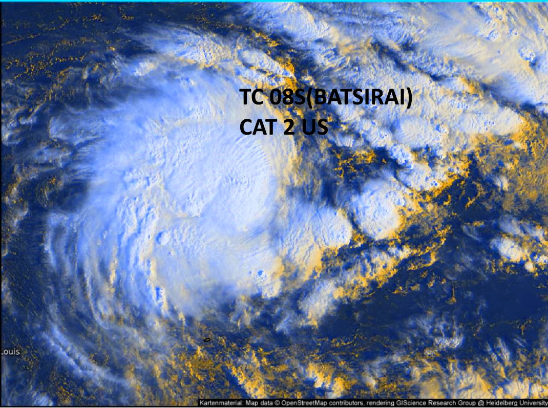 TC 08S(BATSIRAI): CAT 2 US , peak intensity forecast by 72h// Invest 98P and Invest 99S updates, 31/03utc