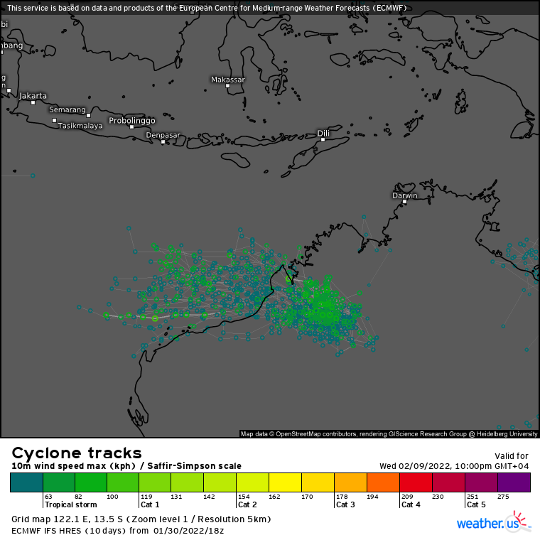 TC 08S(BATSIRAI): CAT 2 US , peak intensity forecast by 72h// Invest 98P and Invest 99S updates, 31/03utc