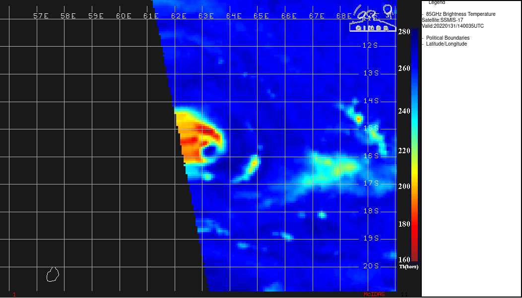 TC 08S(BATSIRAI): CAT 2 US ,microwave eye well depicted again, forecast track up-date//Invest 98P: Tropical Cyclone Formation Alert,31/15utc