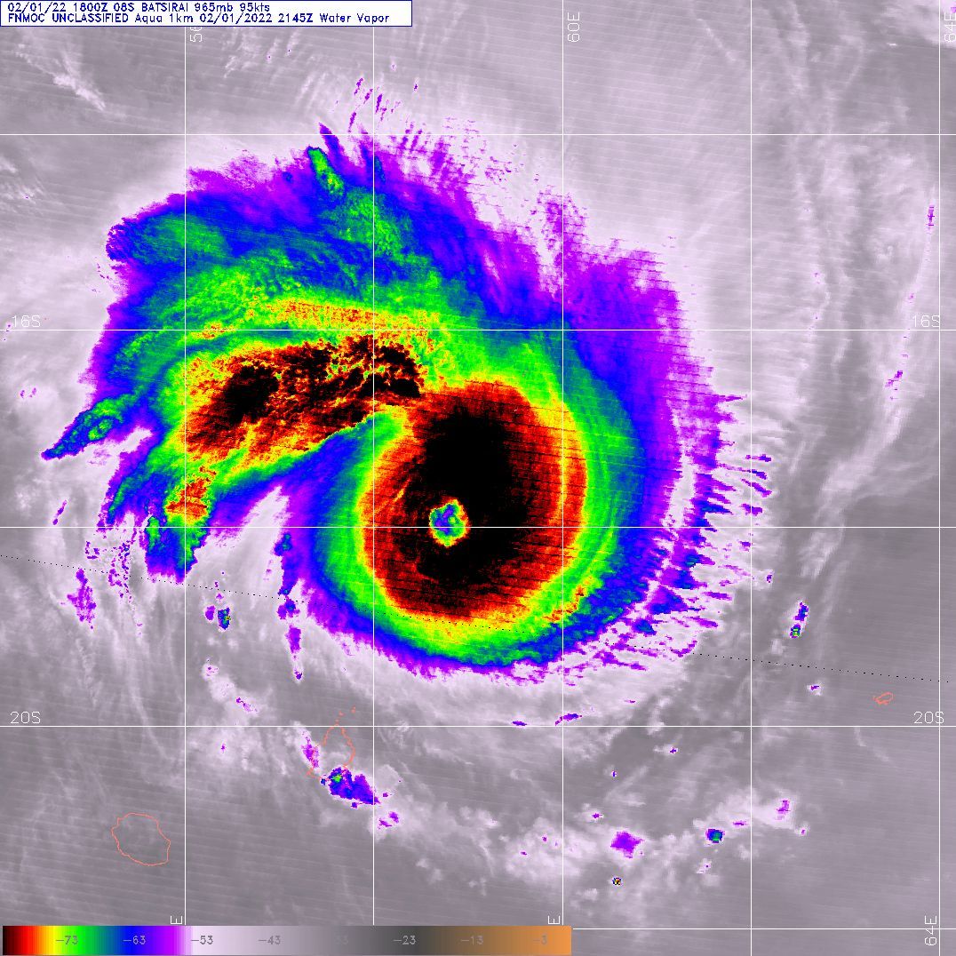 TC 08S(BATSIRAI): powerful CAT 4, eye-wall replacement cycle possible within 24hours//TC 09P: struggling due to mid-level dry air,02/03utc