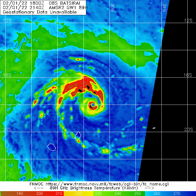 TC 08S(BATSIRAI): powerful CAT 4, eye-wall replacement cycle possible within 24hours//TC 09P: struggling due to mid-level dry air,02/03utc TC 08S(BATSIRAI): powerful CAT 4, eye-wall replacement cycle possible within 24hours//TC 09P: struggling due to mid-level dry air,02/03utc