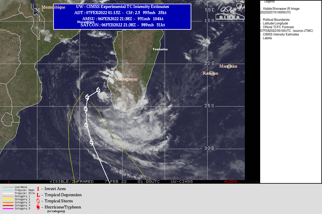 SATELLITE ANALYSIS, INITIAL POSITION AND INTENSITY DISCUSSION: ANIMATED ENHANCED INFRARED (EIR) SATELLITE IMAGERY DEPICTS A BROAD, RAGGED ROTATION, WITH SCATTERED, UNORGANIZED CONVECTION PRIMARILY TO THE SOUTH. A 062158Z AMSR2 37GHZ MICROWAVE IMAGE DEPICTED WEAK LOW LEVEL BANDING ON THE NORTH SIDE OF THE THE CONVECTION, WRAPPING INTO THE LOW LEVEL CIRCULATION CENTER (LLCC), AND LENT MEDIUM CONFIDENCE TO THE INITIAL POSITION. ANIMATED SHORTWAVE INFRARED IMAGERY SUGGESTS THAT THE LLCC MOVED OFFSHORE AROUND 061600Z, THEN TRACK NEARLY DUE WEST OR A BIT NORTH OF DUE WEST, BUT BASED ON THE MICROWAVE IMAGERY, APPEARS TO HAVE BECOME QUASI-STATIONARY NEAR THE INITIAL POSITION. THE INITIAL INTENSITY OF 40 KNOTS IS ASSESSED WITH MEDIUM CONFIDENCE, HEDGED HIGHER THAN A PGTW CURRENT INTENSITY ESTIMATE OF T2.0 BASED ON A BROAD SWATH OF 35-40 KNOT WINDS IN THE 062158Z AMSR2 PASSIVE MICROWAVE WIND FIELD ANALYSIS. THE SYSTEM IS DRIFTING RATHER AIMLESSLY AT THE MOMENT IN A WEAK STEERING PATTERN, AS IT APPROACHES THE SUBTROPICAL RIDGE (STR) SHEAR IS LOW AND SSTS ARE WARM, BUT OUTFLOW ALOFT IS SOMEWHAT LIMITED AND DRY AIR IS WRAPPING INTO THE CORE FROM THE EAST AND SOUTH.