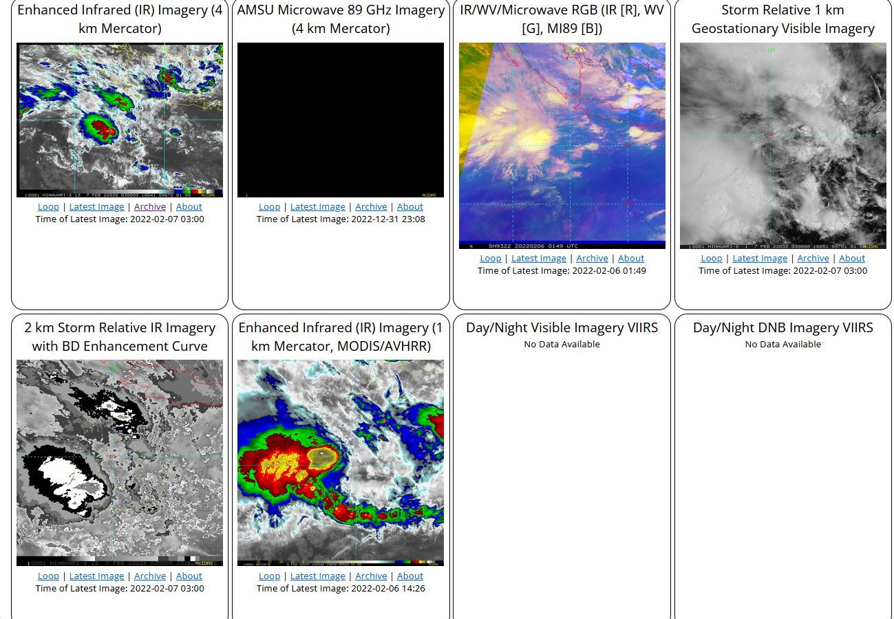 TC 08S(BATSIRAI):re-intensifying a bit over the MOZ Channel//TC 10S(CLIFF): final warning//Invest 92P & Invest 93S: now Medium,07/06utc