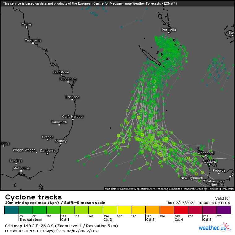 TC 08S(BATSIRAI): set to take on subtropical features// Invest 92P and Invest 93S: Tropical Cyclone Formation Alerts, 08/03UTC