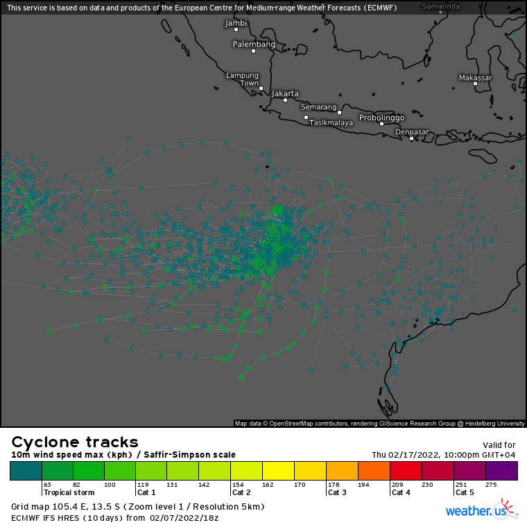 TC 08S(BATSIRAI): set to take on subtropical features// Invest 92P and Invest 93S: Tropical Cyclone Formation Alerts, 08/03UTC