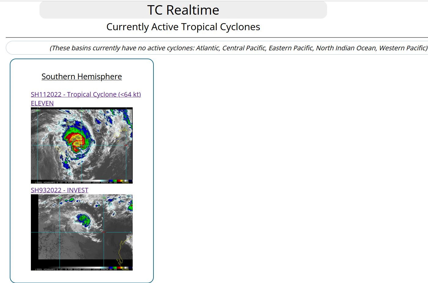 TC 11P(DOVI): tracking South-East of New Caledonia, forecast to reach 65knots/CAT 1 US by 48hours, 09/15utc