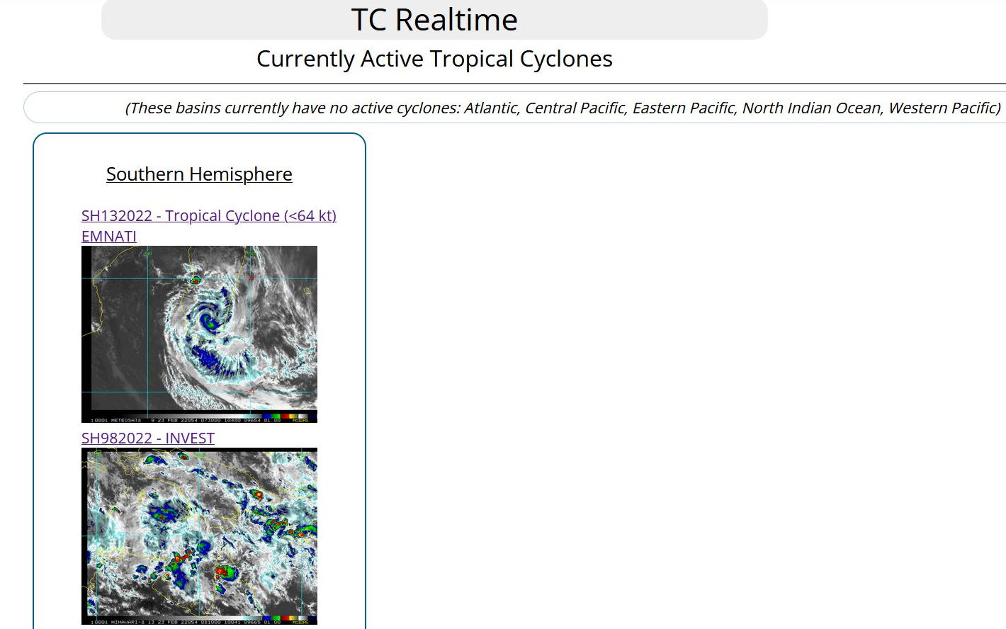 TC 13S(EMNATI): crossing Southern Madagascar & then over the MOZ Channel// Invest 98P: now on the map,23/09utc