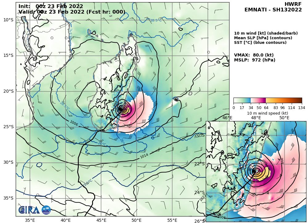 TC 13S(EMNATI): crossing Southern Madagascar & then over the MOZ Channel// Invest 98P: now on the map,23/09utc