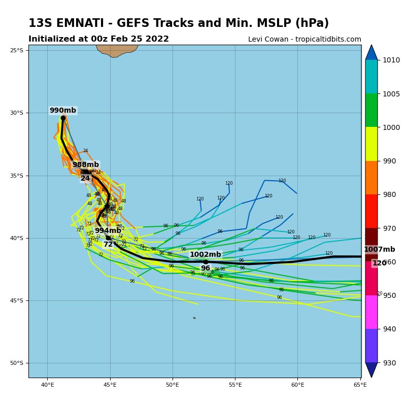 GLOBAL MODELS AGREE THAT  THE REMNANTS OF 13S WILL TRACK SOUTHEASTWARD, STRETCH, BECOME  ASYMETRICAL, AND FULLY EMBEDDED IN THE BAROCLINIC ZONE INDICATING  TROPICAL TRANSITION WILL BE UNLIKELY.