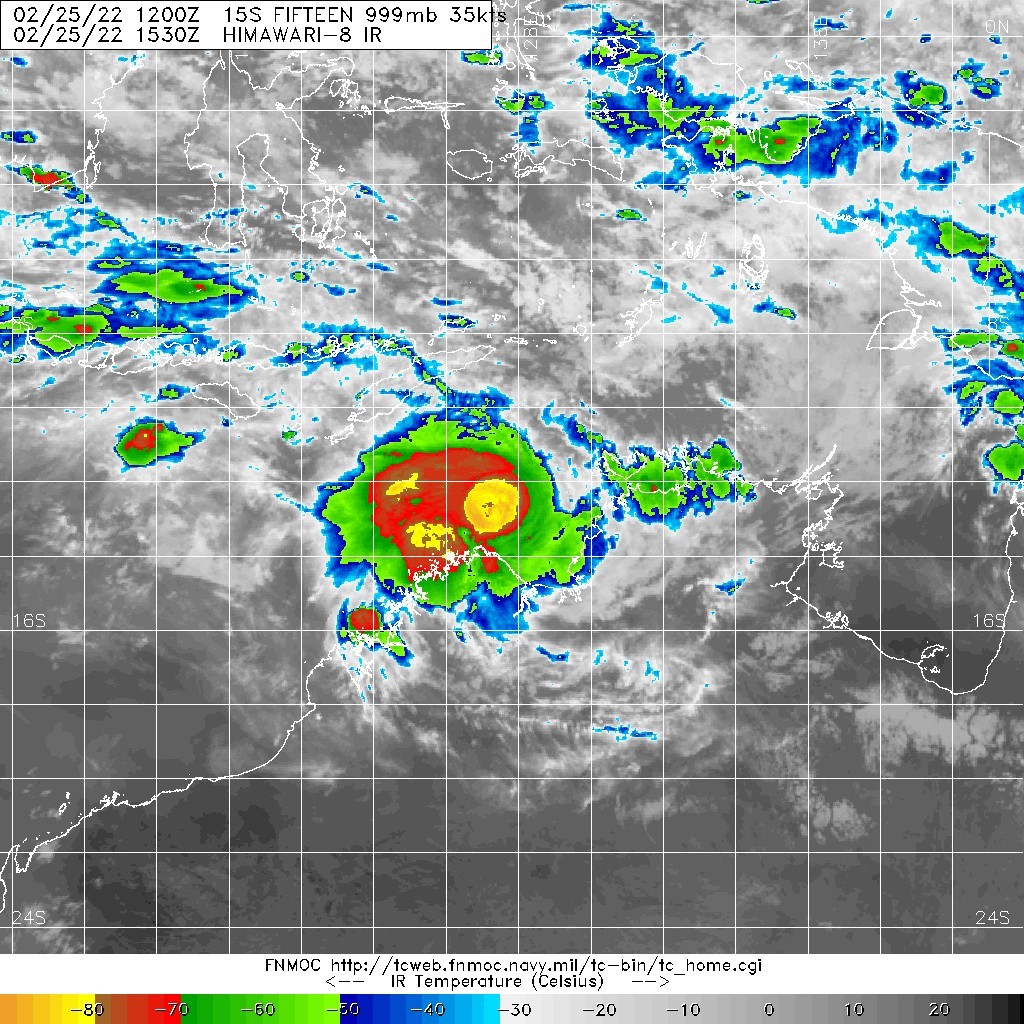 TC 14S(VERNON): rapid intensification: already a 70kts TC// Invest 99S now TC 15S//Invest 93S: Medium//13S(EMNATI) & Invest 98P, 25/15utc