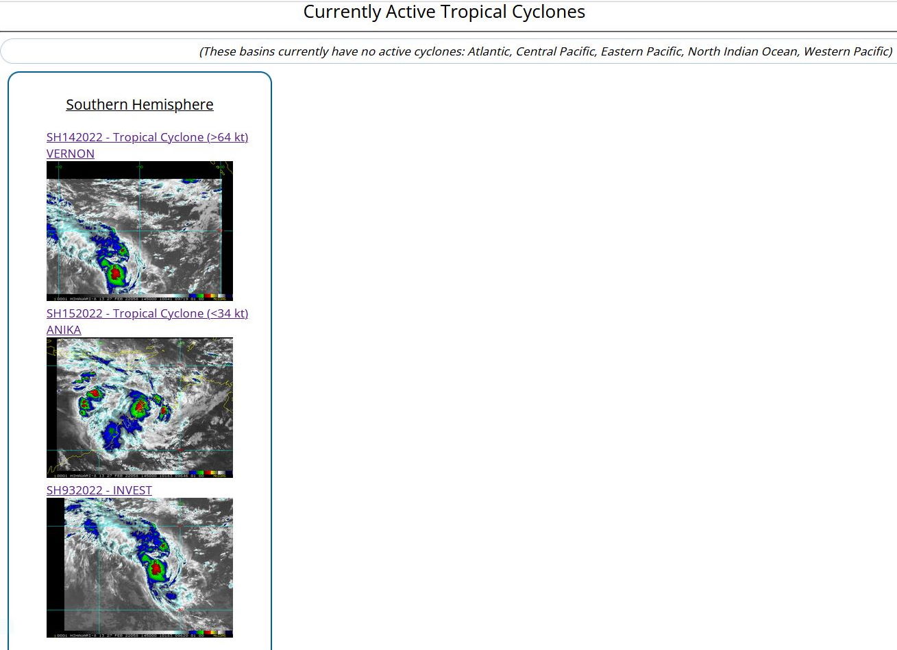 TC 14S(VERNON) absorbing Invest 93S and struggling: re-intensification expected after 24h// TC 15S(ANIKA) over-land//Invest 98P, 27/15utc TC 14S(VERNON) absorbing Invest 93S and struggling: re-intensification expected after 24h// TC 15S(ANIKA) over-land//Invest 98P, 27/15utc