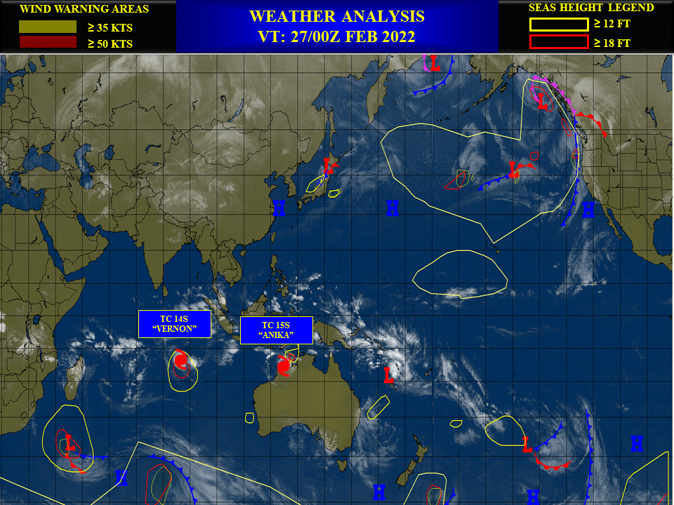 TC 14S(VERNON) absorbing Invest 93S and struggling: re-intensification expected after 24h// TC 15S(ANIKA) over-land//Invest 98P, 27/15utc TC 14S(VERNON) absorbing Invest 93S and struggling: re-intensification expected after 24h// TC 15S(ANIKA) over-land//Invest 98P, 27/15utc