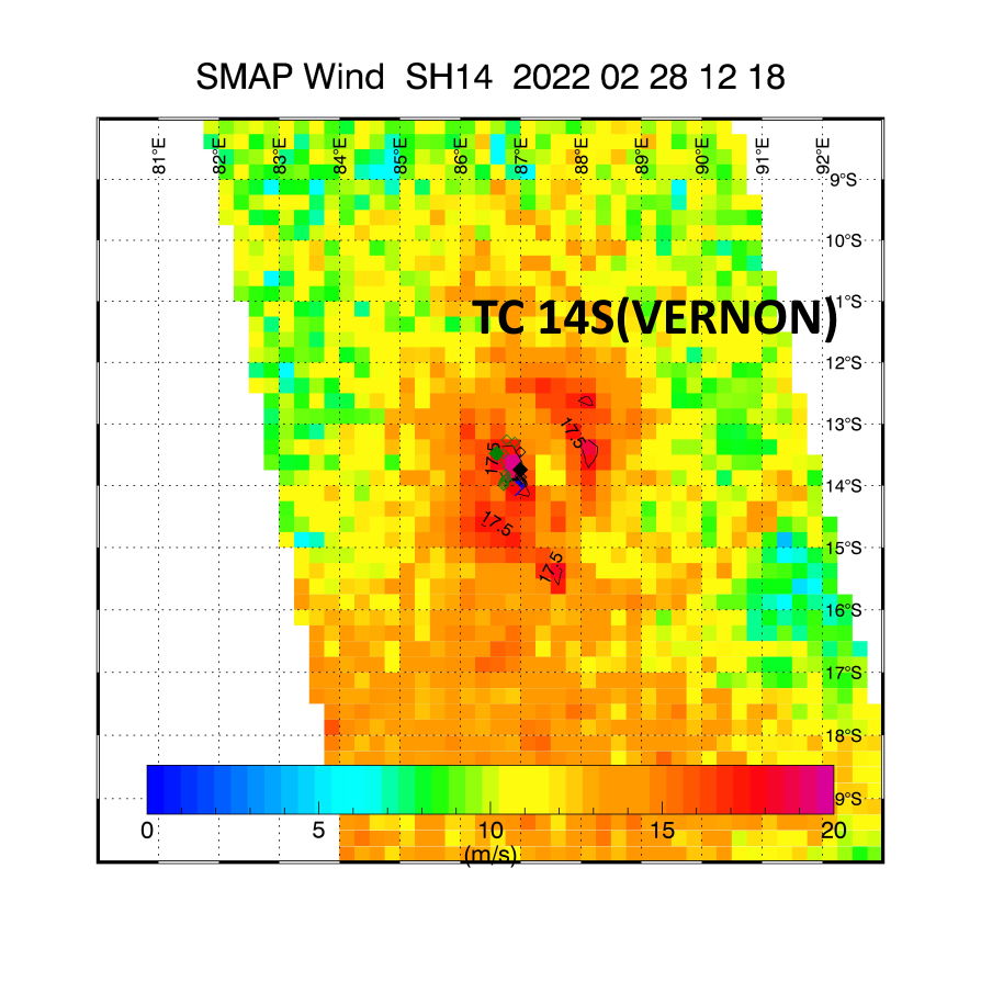 TC 14S(VERNON) got rid of Invest 93S, set to intensify a bit next 36/48h//Over-land TC 15S(ANIKA)//Invests 94P & 95S, 28/18utc