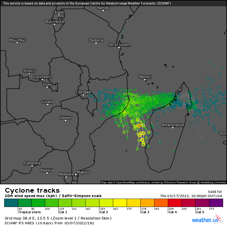 TC 19S(GOMBE): crossing Northern Madagascar, intensity at landfall likely under-estimated//Invest 96P: subtropical, 08/03utc