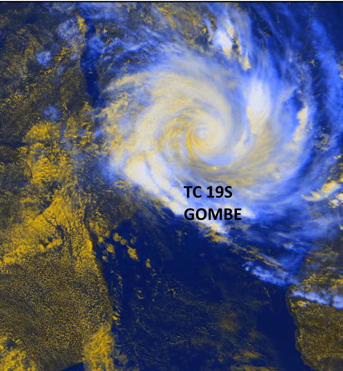 TC 19S(GOMBE): slowly pushing inland, heavy-rain maker,forecast back over open ocean in 72h//Invest 90S and Invest 99S, 11/09utc