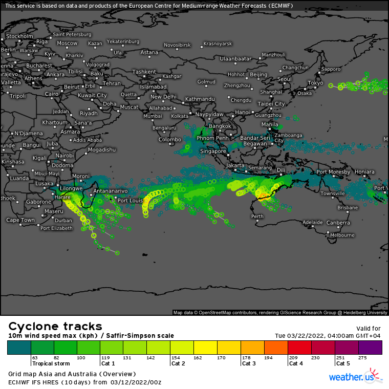 TC 19S(GOMBE): inland over MOZ, forecast to be back over open sea shortly after 48h//Invest 90S: up-graded to Medium,12/09utc