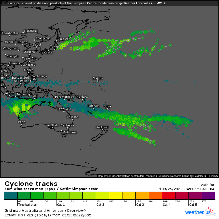 TC 20S(BILLY): has peaked just below Typhoon intensity//Remnants of TC 19S(GOMBE): Medium//Invest 91B and Invest 91S: Low,15/15utc