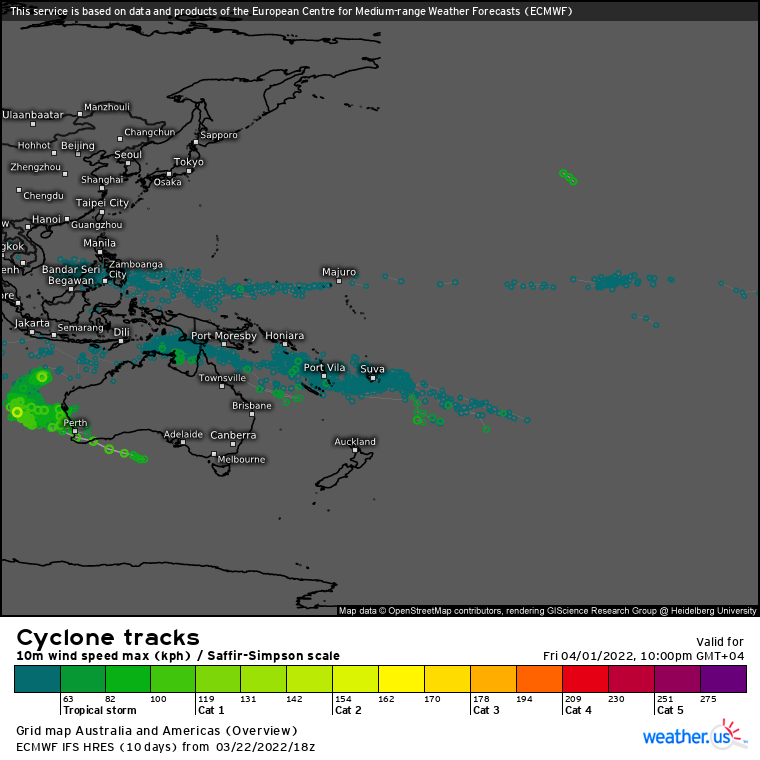 TC 21S(CHARLOTTE): CAT 1 US and weakening// Invest 94S: likely marked intensification next 72hours//Invest 91B: off the map,23/06utc TC 21S(CHARLOTTE): CAT 1 US and weakening// Invest 94S: likely marked intensification next 72hours//Invest 91B: off the map,23/06utc