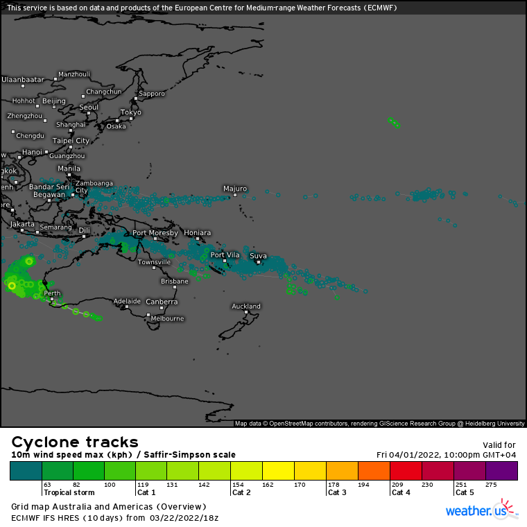 TC 21S(CHARLOTTE): CAT 1 US and weakening// Invest 94S: likely marked intensification next 72hours//Invest 91B: off the map,23/06utc