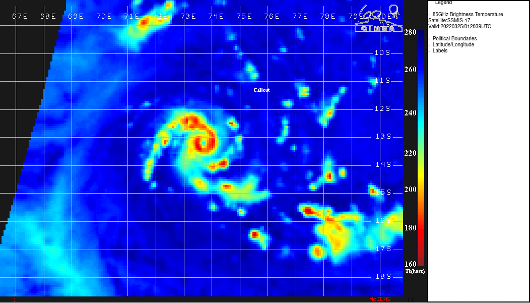 TC 22S(HALIMA): under-going Rapid Intensification up to 115KTS/CAT 4 US, possibly higher//21S(CHARLOTTE): subtropical,25/03utc