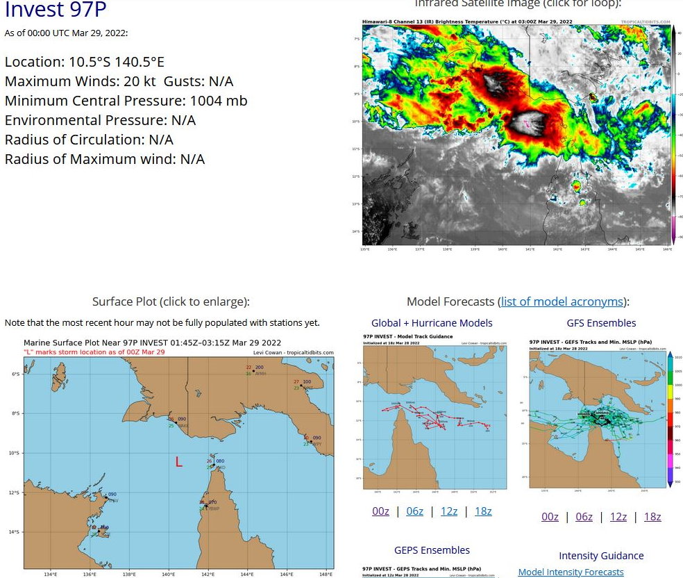 TC 22S(HALIMA) resilience despite shear and dry air//Invest 93W : MEDIUM//Invests 97P and 96S, 29/03utc, 06utc Update