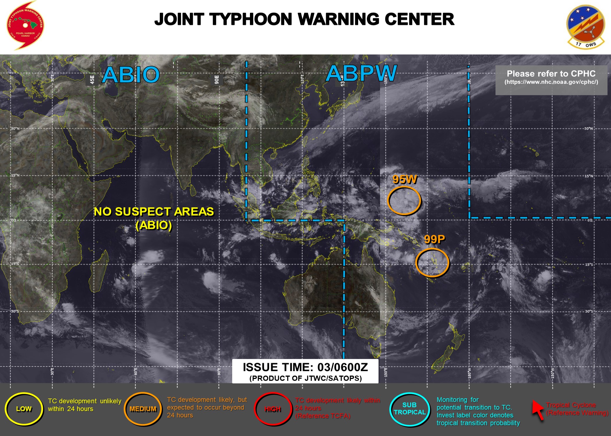 JTWC IS ISSUING 3 HOURLY SATELLITE BULLETINS ON INVEST 99P.