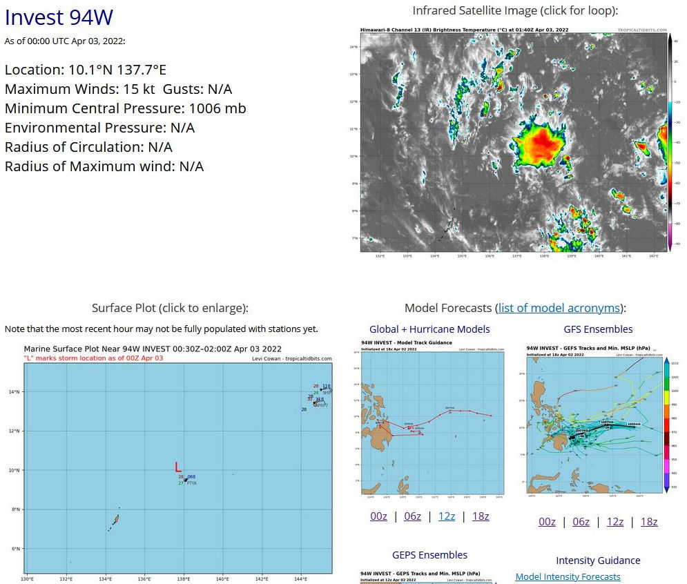 Active Pacific: 99P: Medium// 95W: development likely next several days//Remnants of TC 22S(HALIMA)//Invests 94W & 98P,03/00utc, 06utc update