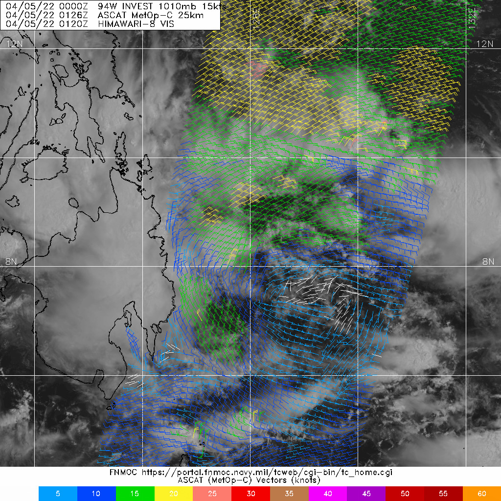 TC 23P(FILI) west of New Caledonia, Invest 95W and Invest 94W: updates at 05/06utc