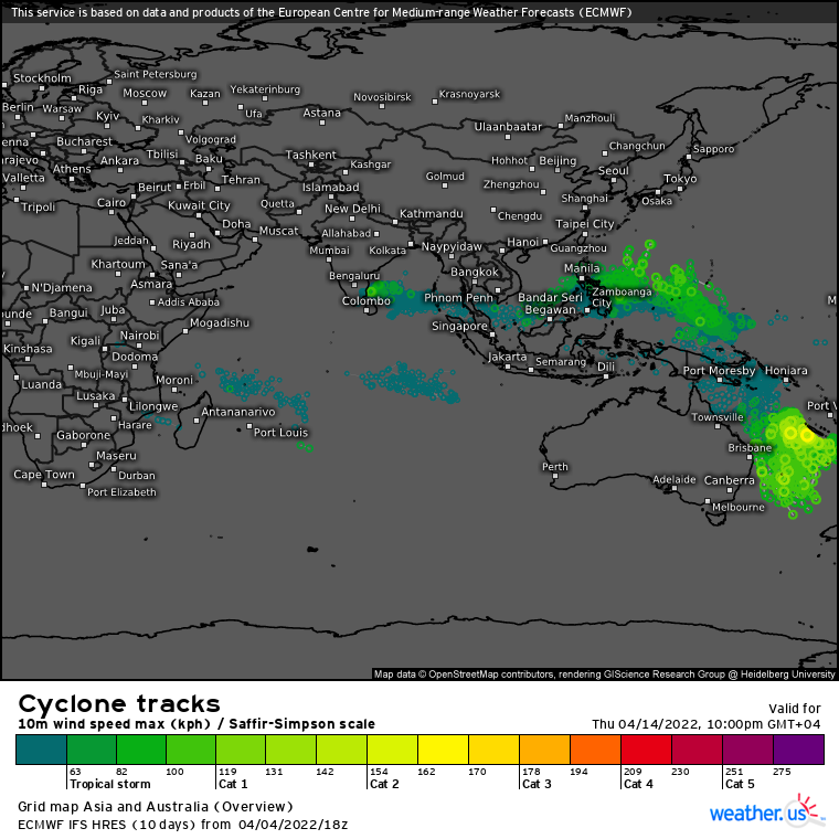 TC 23P(FILI) west of New Caledonia, Invest 95W and Invest 94W: updates at 05/06utc